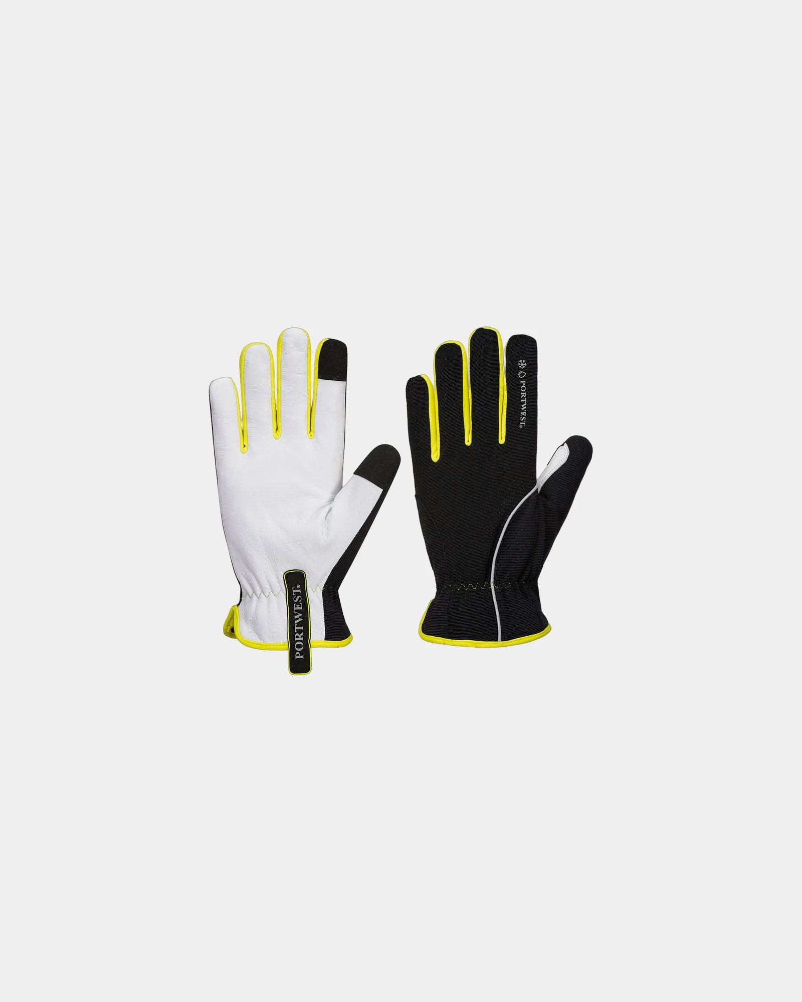 Promotional thermal gloves Portwest PW3 - Black-Sky Blue