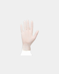 Promotional disposable latex gloves pack of 100 - White