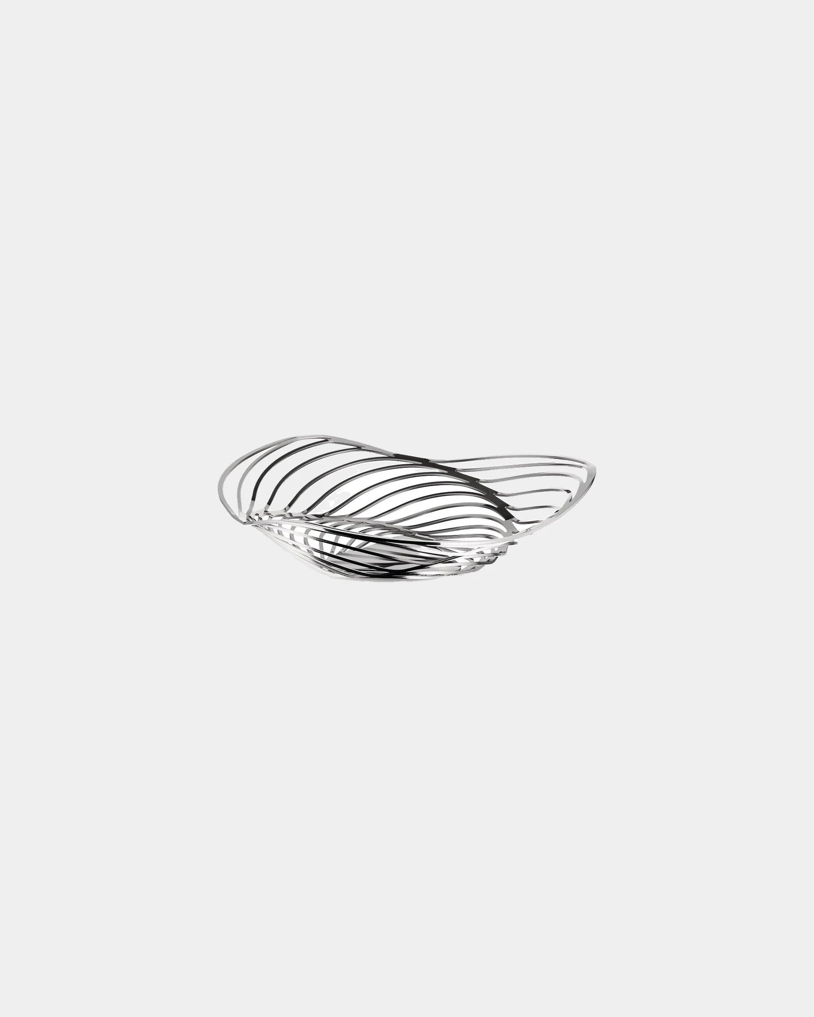 Custom stainless steel fruit bowl Alessi Trinity