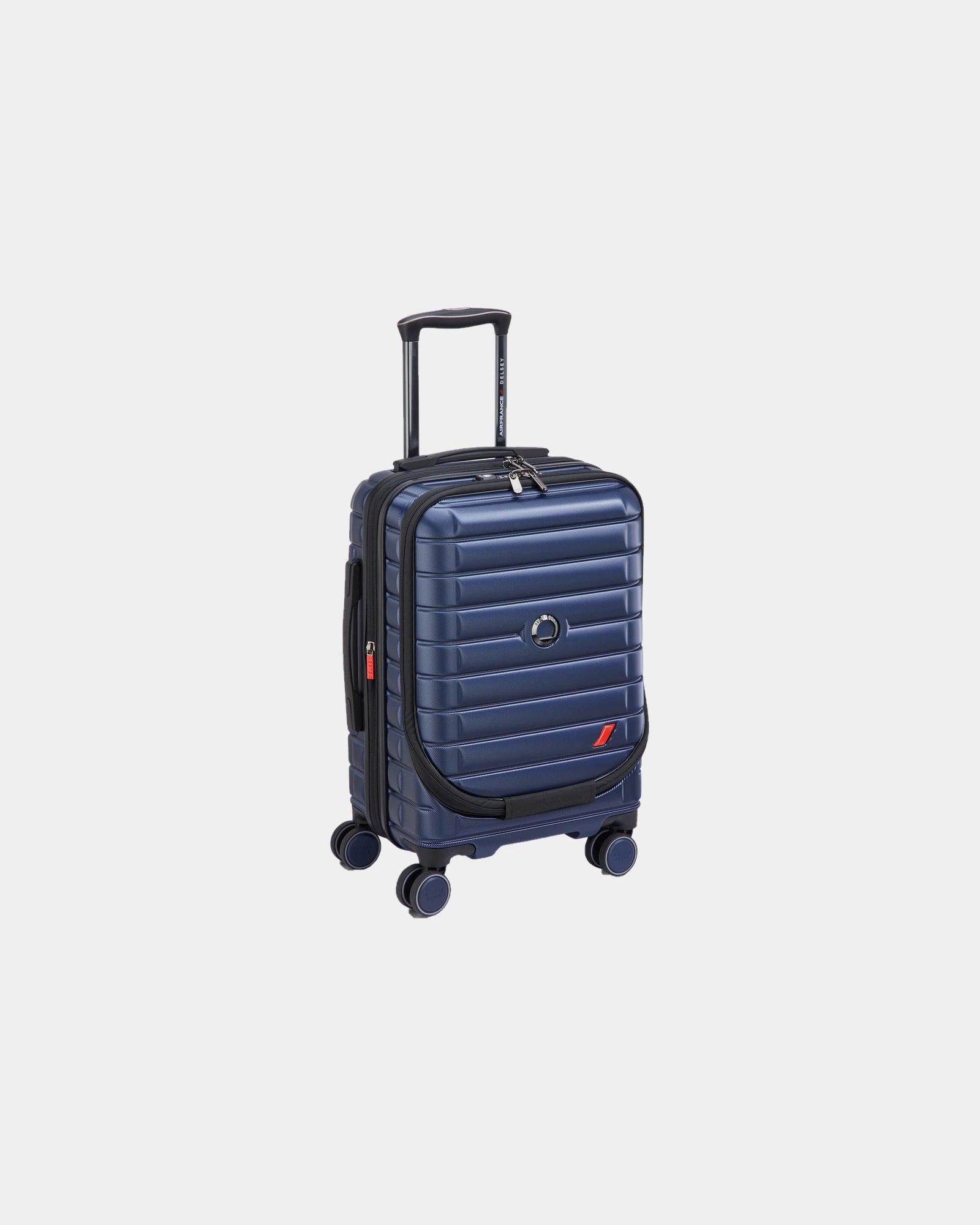Promotional polycarbonate luggage 55 cm travel bag - Deep Navy