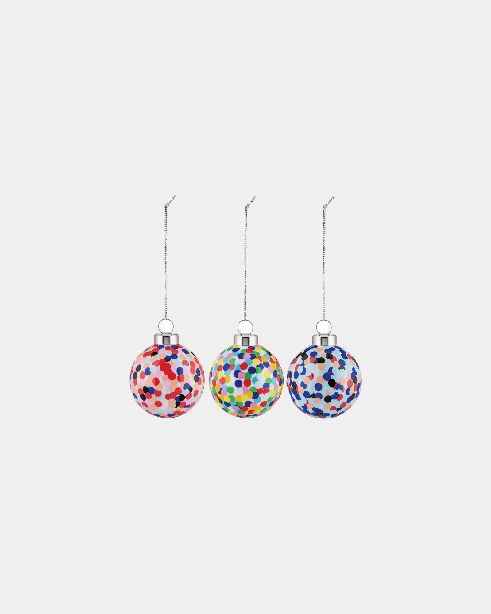 Custom eco-friendly glass Christmas ornament Alessi Proust - Multicolor