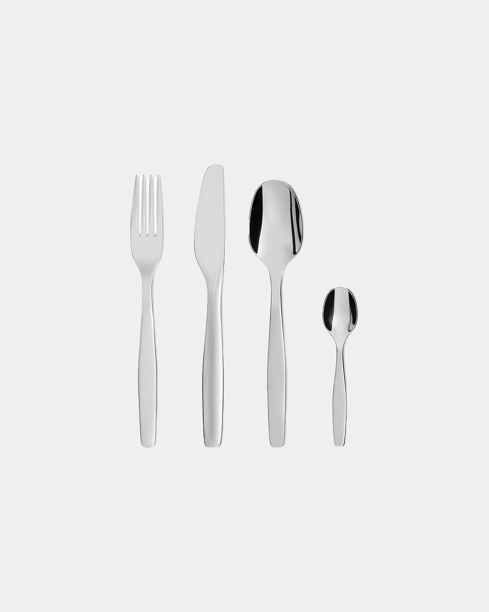 Custom stainless steel cutlery set Alessi Itsumo - Silver