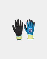 Promotional cut-resistant Aqua Cut Pro gloves - Blue-Black