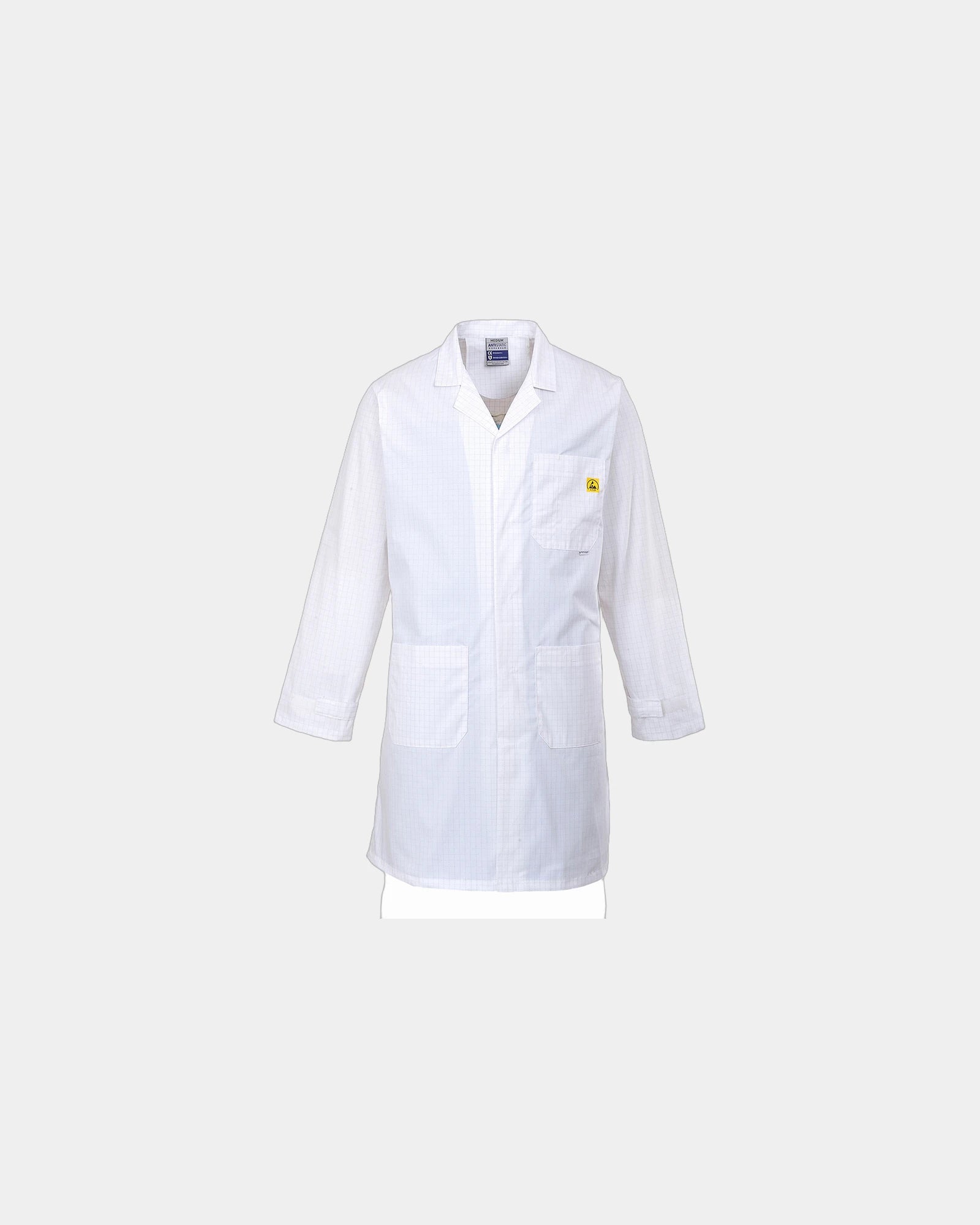 Promotional antistatic ESD blouse - White