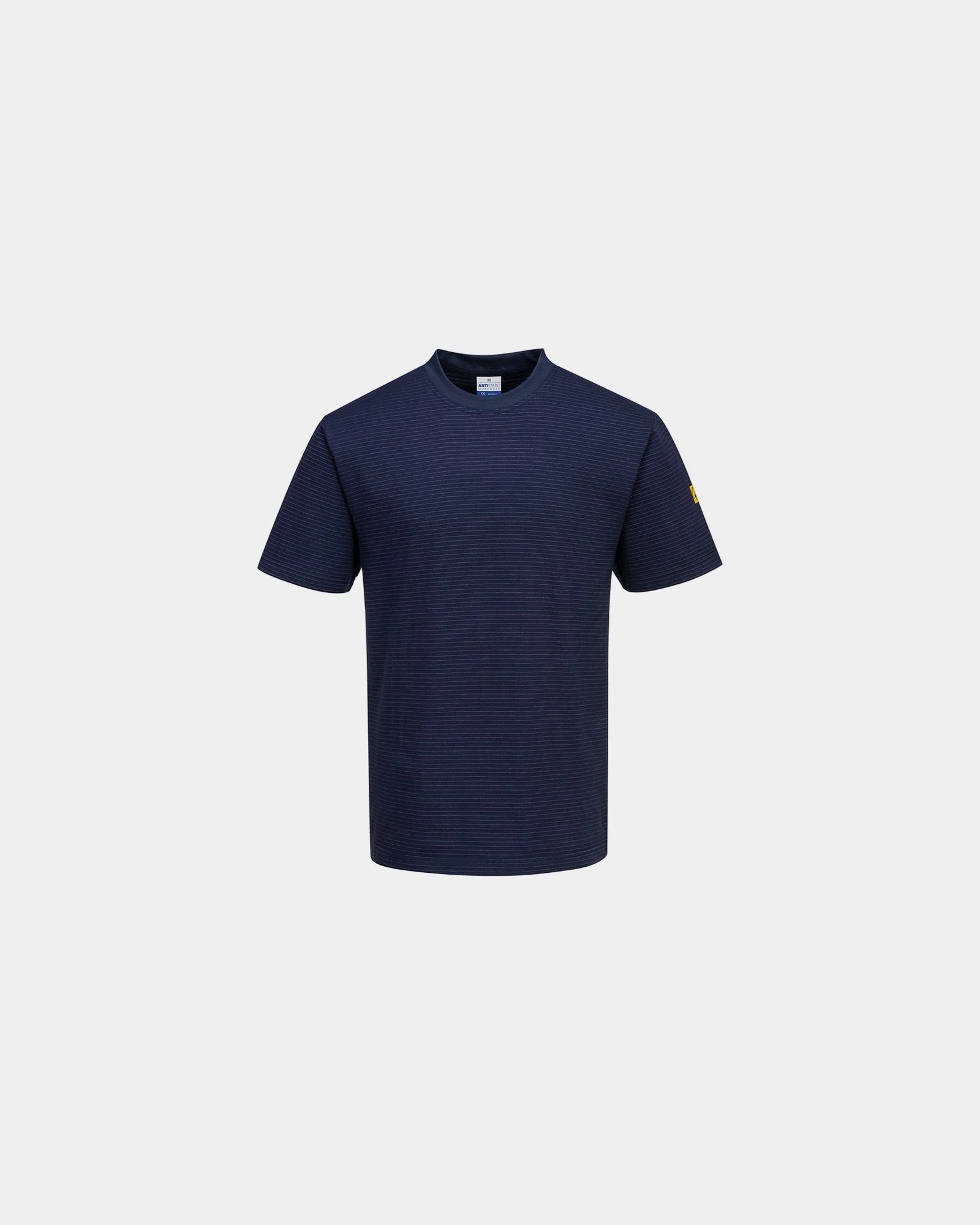 Promotional antistatic ESD long sleeve T-shirt - Navy