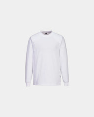 Promotional antistatic ESD long sleeve T-shirt - White