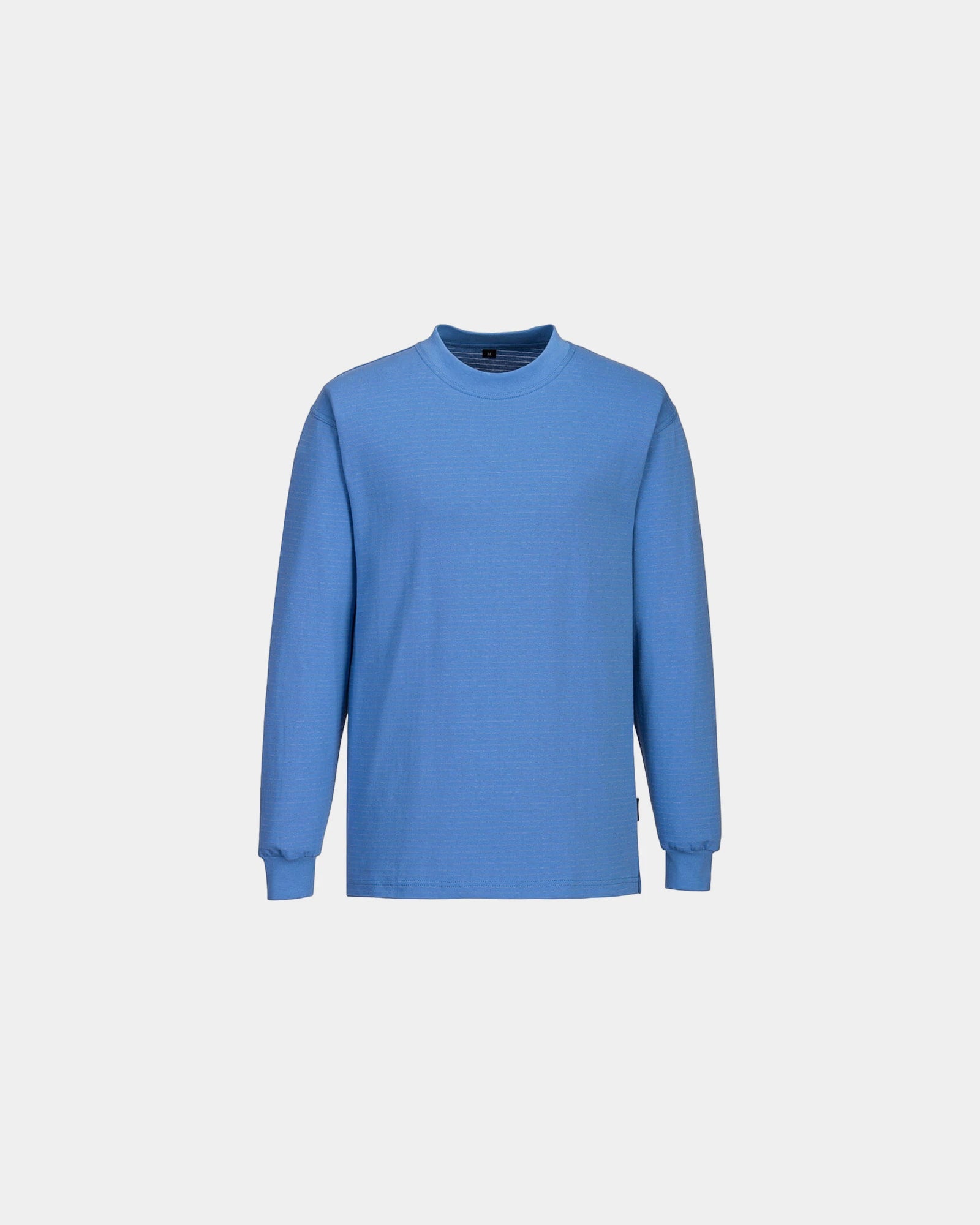 Promotional antistatic ESD long sleeve T-shirt - Gris Clair Chiné