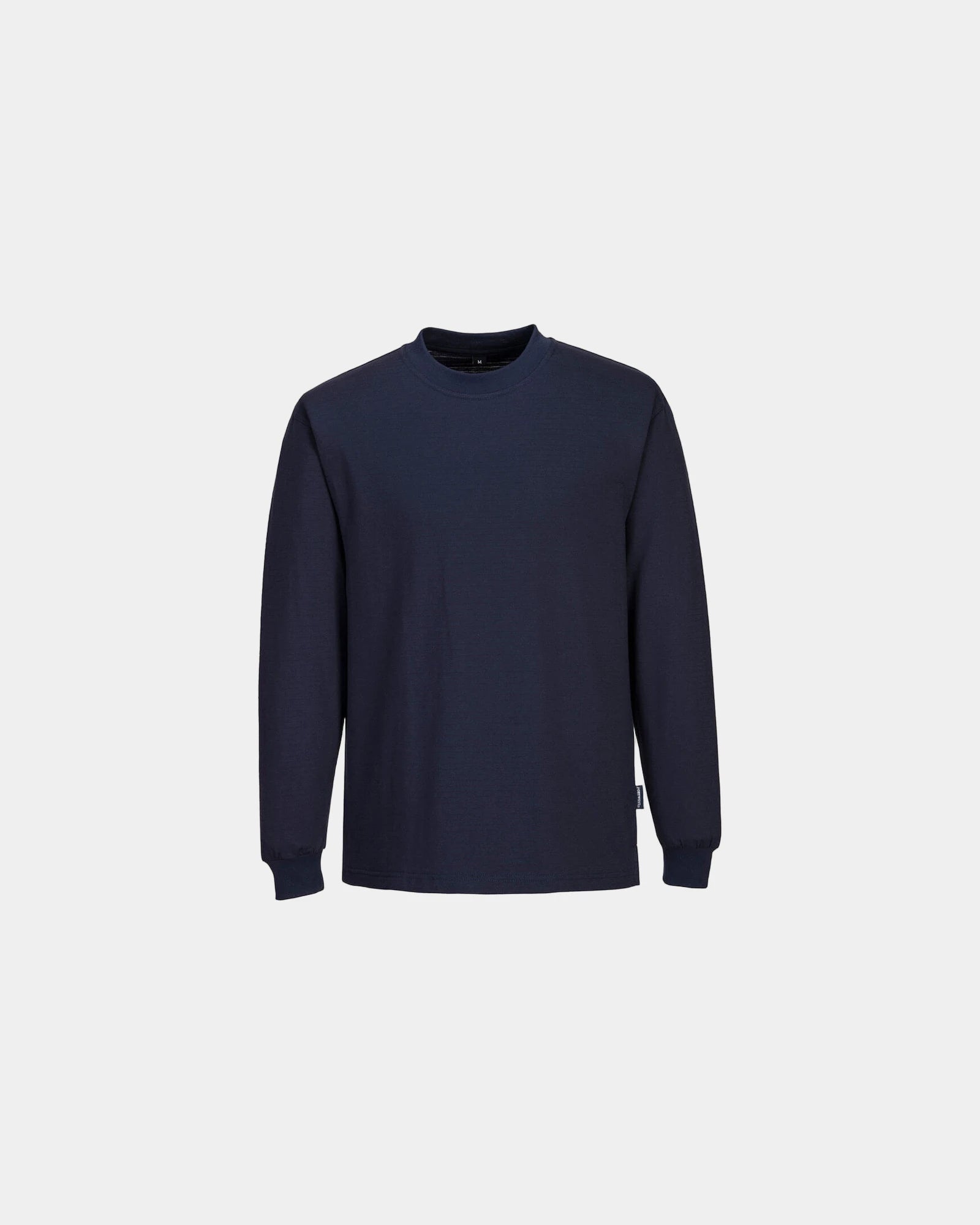 Promotional antistatic ESD long sleeve T-shirt - Navy