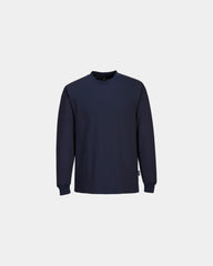 Promotional antistatic ESD long sleeve T-shirt - Navy