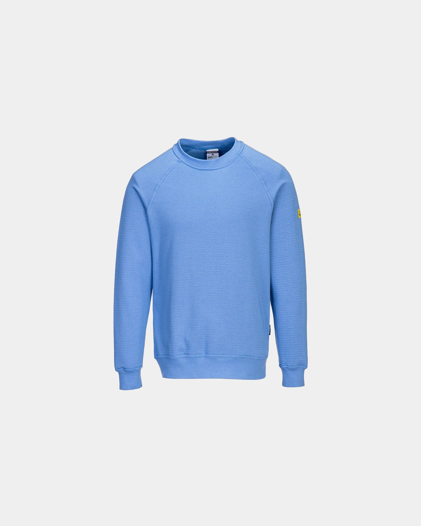 Promotional anti-static ESD sweatshirt 65% polyester - Gris Clair Chiné