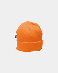 Promotional insulated microfibre beanie - Orange