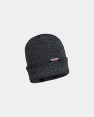 Promotional reflective knit beanie with Insulatex lining - Black-Sky Blue
