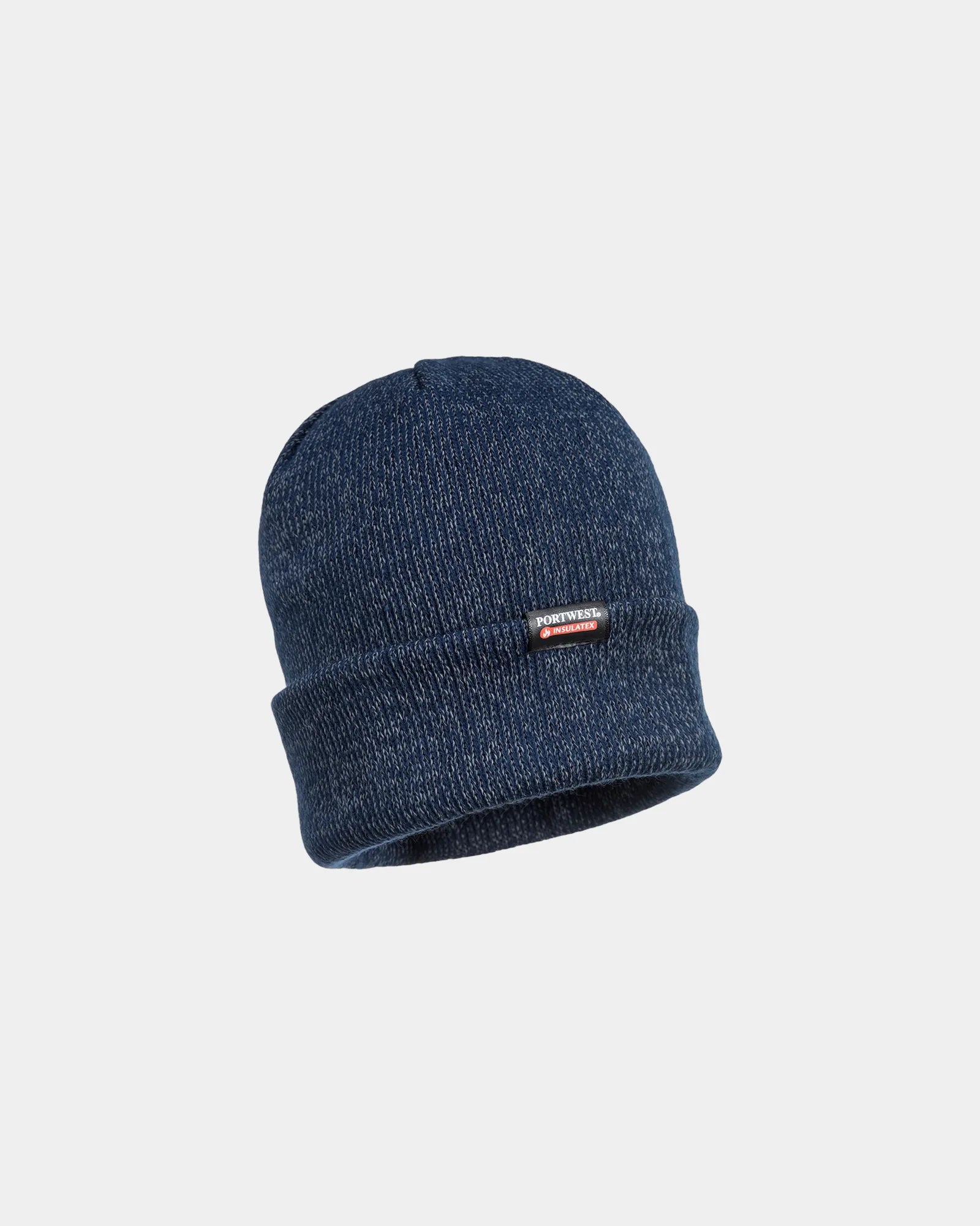 Promotional reflective knit beanie with Insulatex lining - Navy