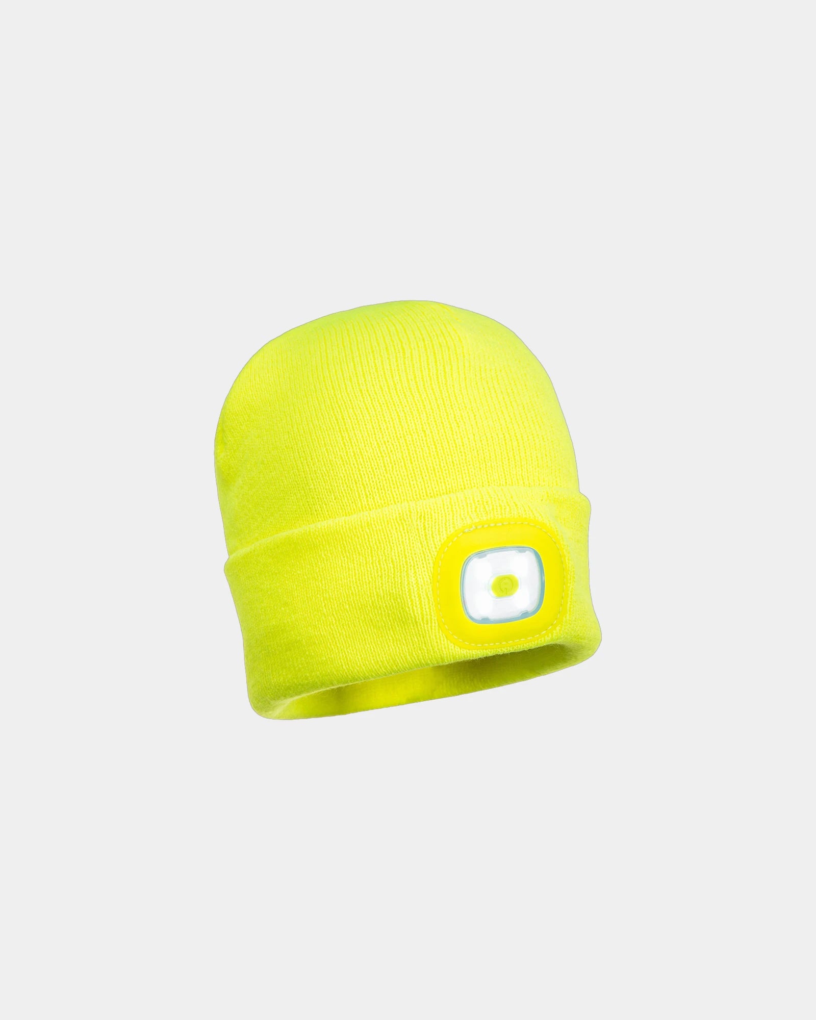 Promotional LED beanie for visibility in low light - Yellow