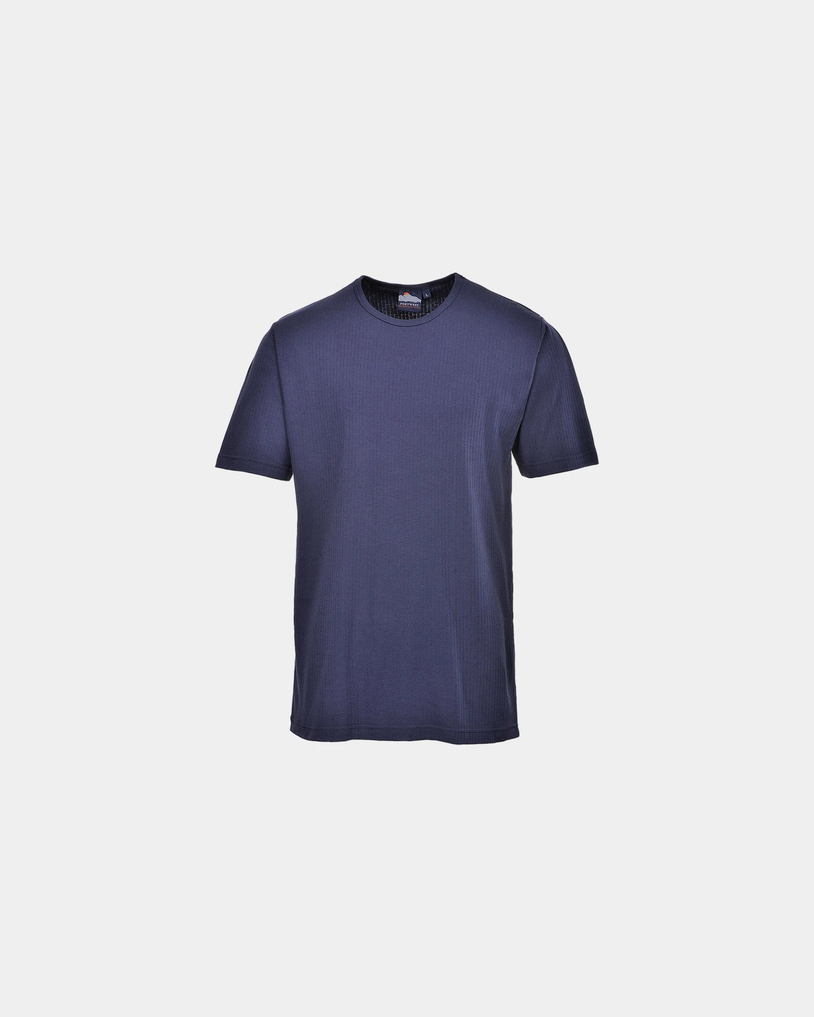 Custom thermal long sleeve T-shirt - Navy