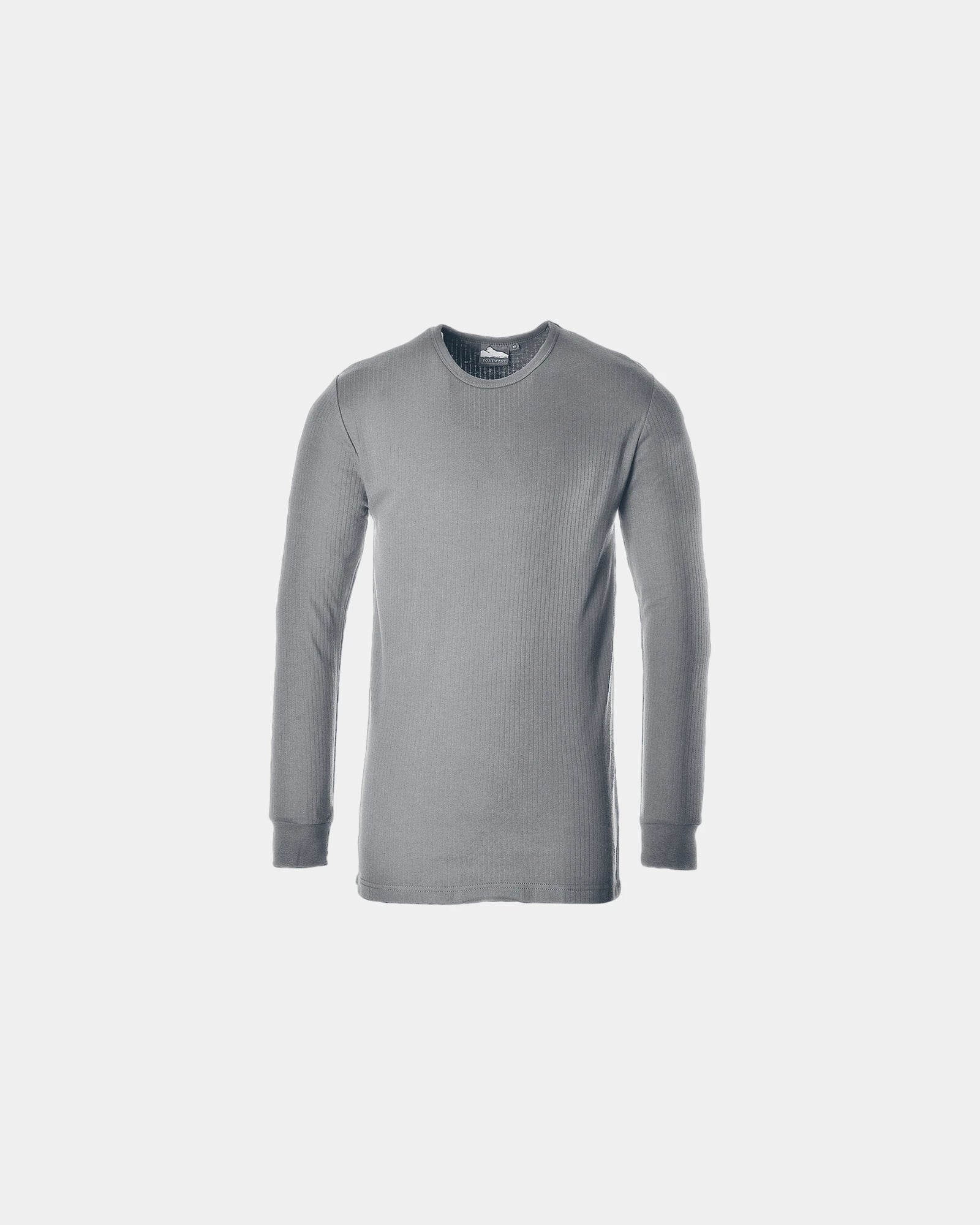 Custom thermal long sleeve T-shirt - Grey