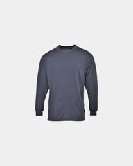 Custom thermal long sleeve baselayer T-shirt - Charcoal