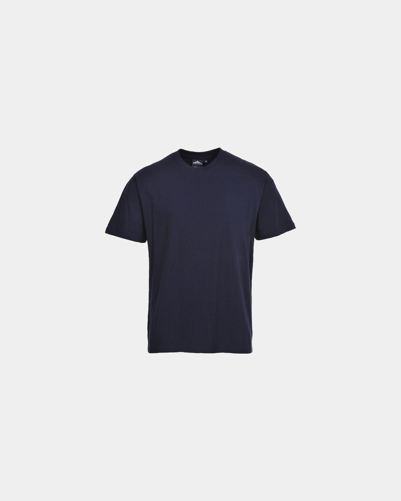 Custom premium cotton T-shirt for workwear - Navy