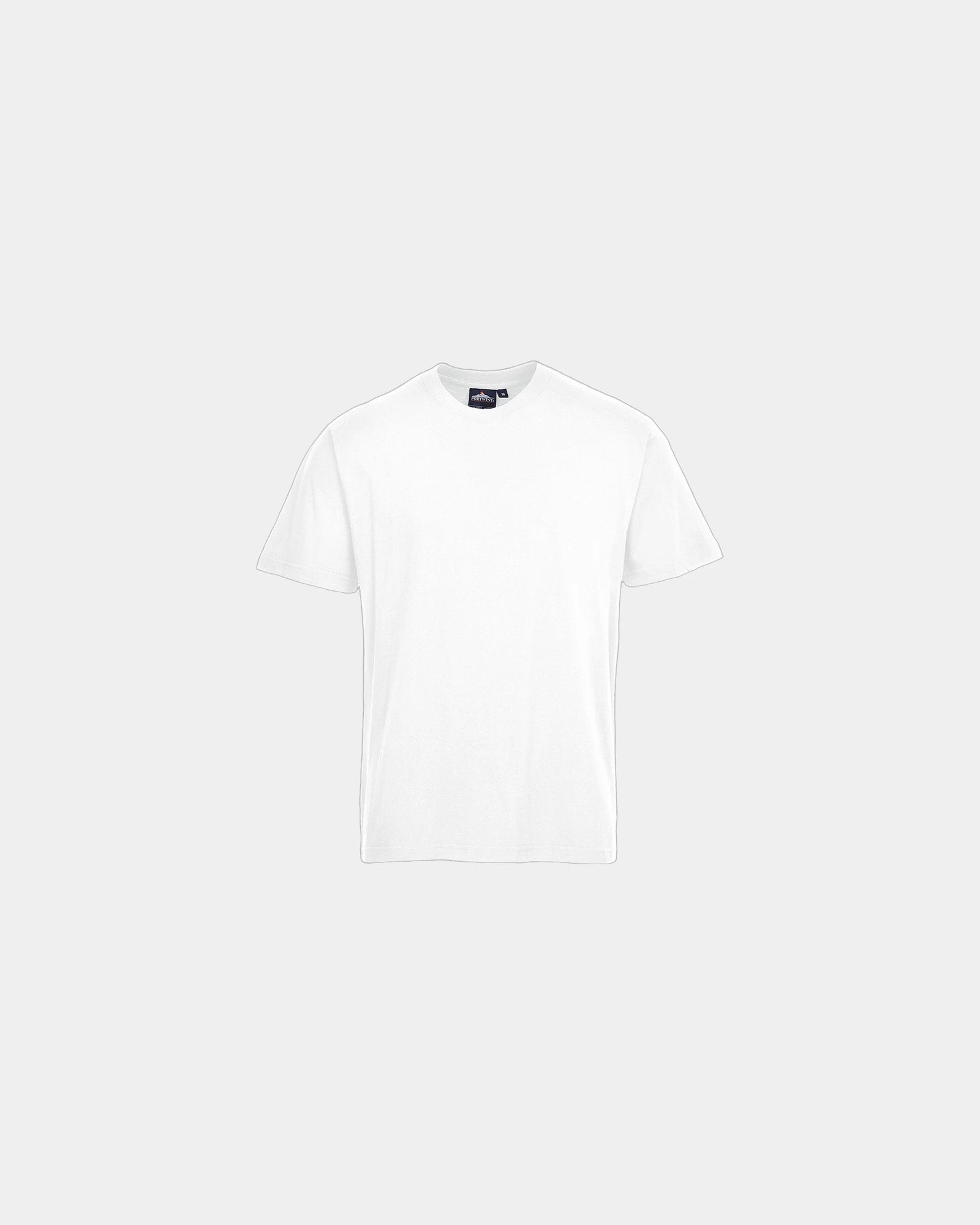 Custom premium cotton T-shirt for workwear - White