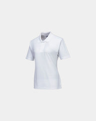 Custom women's polo Naples - White