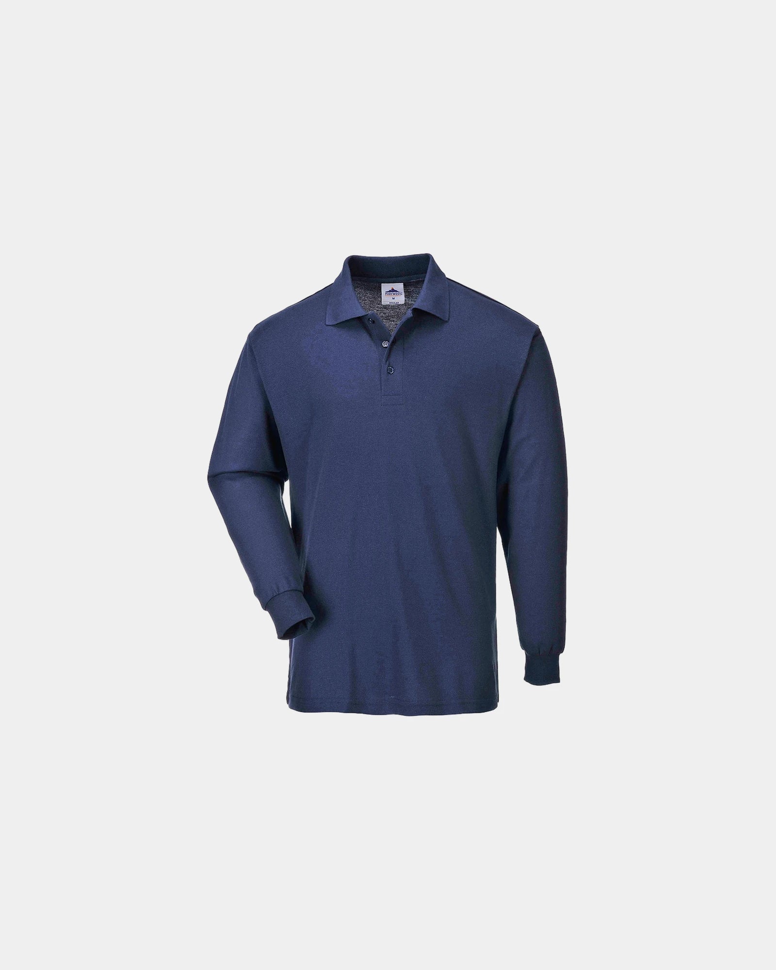 Custom long sleeve polo - Navy