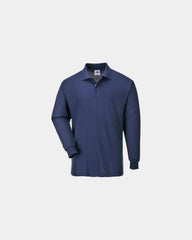 Custom long sleeve polo - Navy