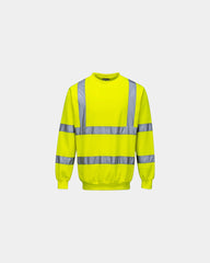 Promotional high-visibility sweatshirt Portwest B303 - Yellow