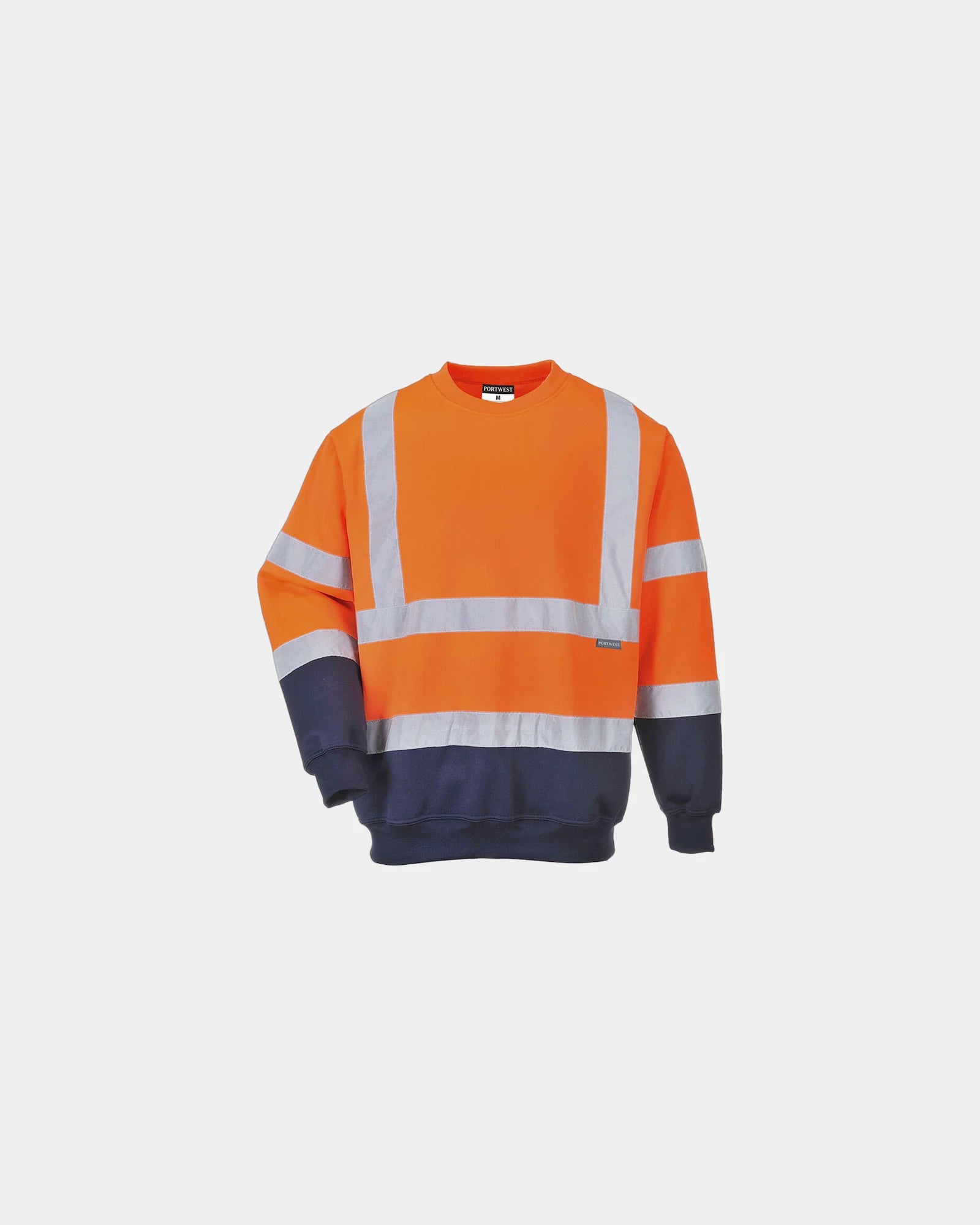 Promotional bicolored sweatshirt for businesses - Orange