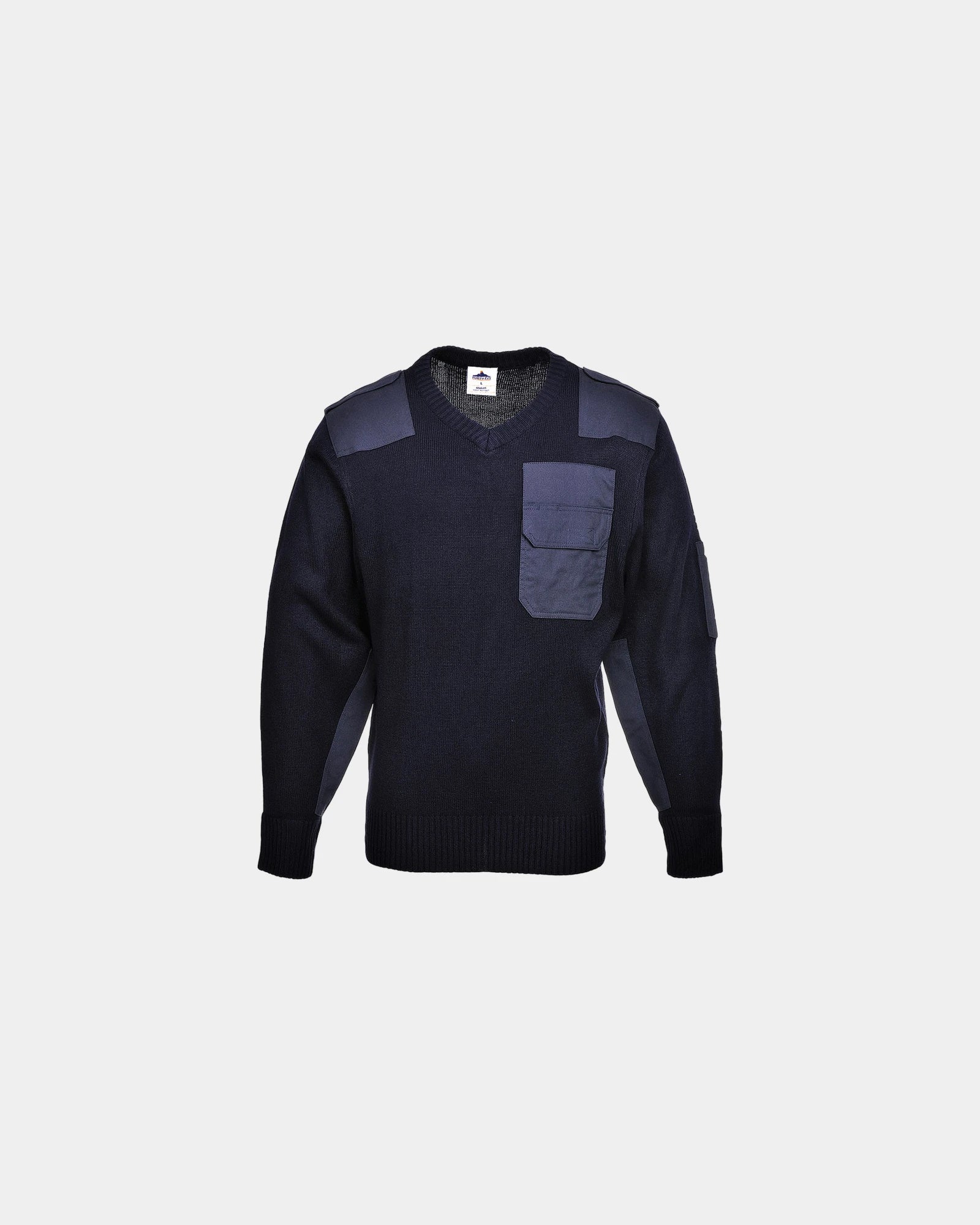 Promotional acrylic pull with cotton reinforcements - Navy