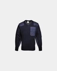 Promotional acrylic pull with cotton reinforcements - Navy