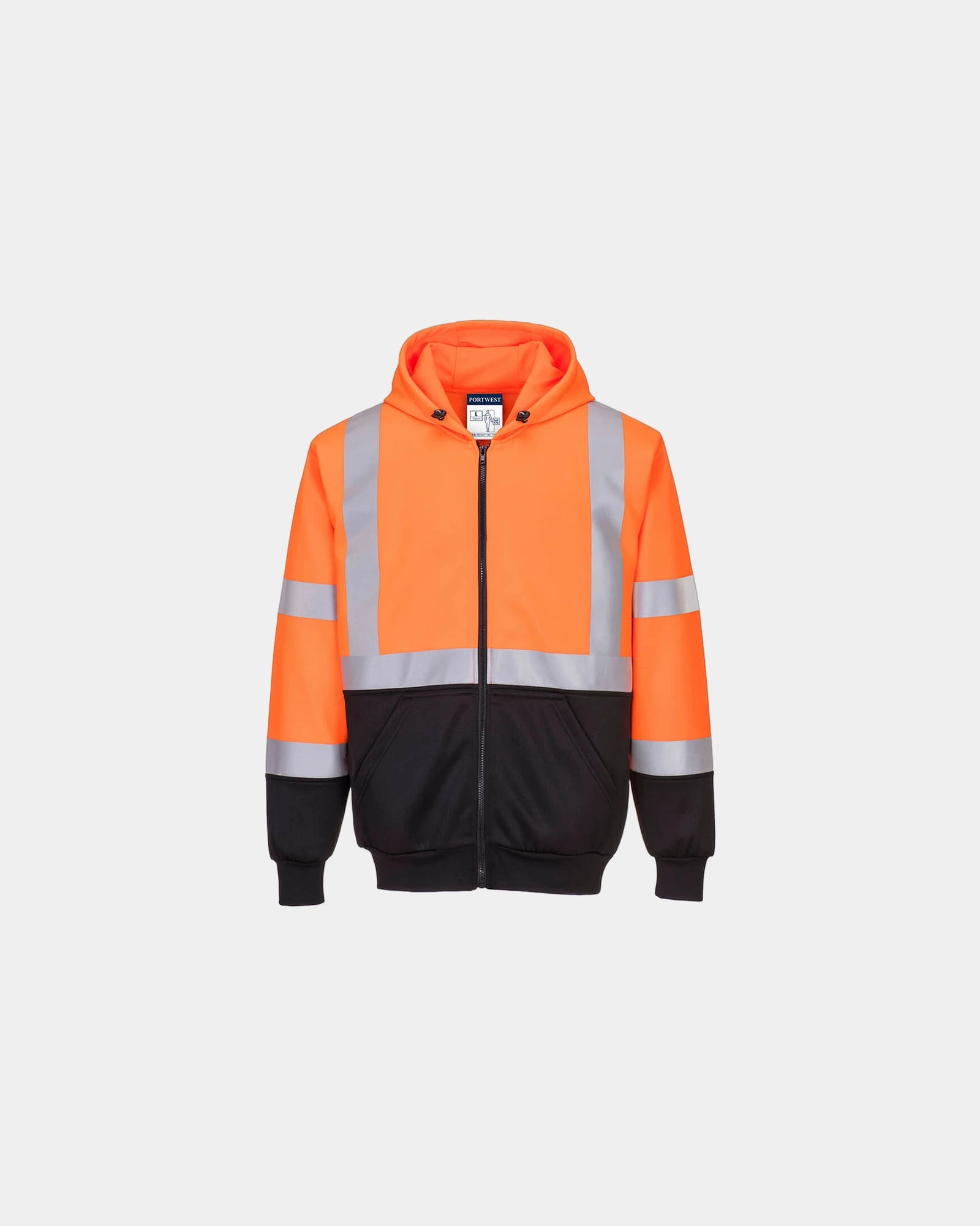 Custom bicolored hoodie sweatshirt - Orange