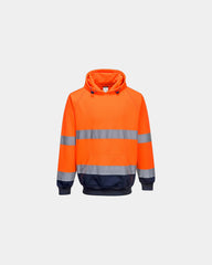 Custom bicolored hoodie sweatshirt - Orange