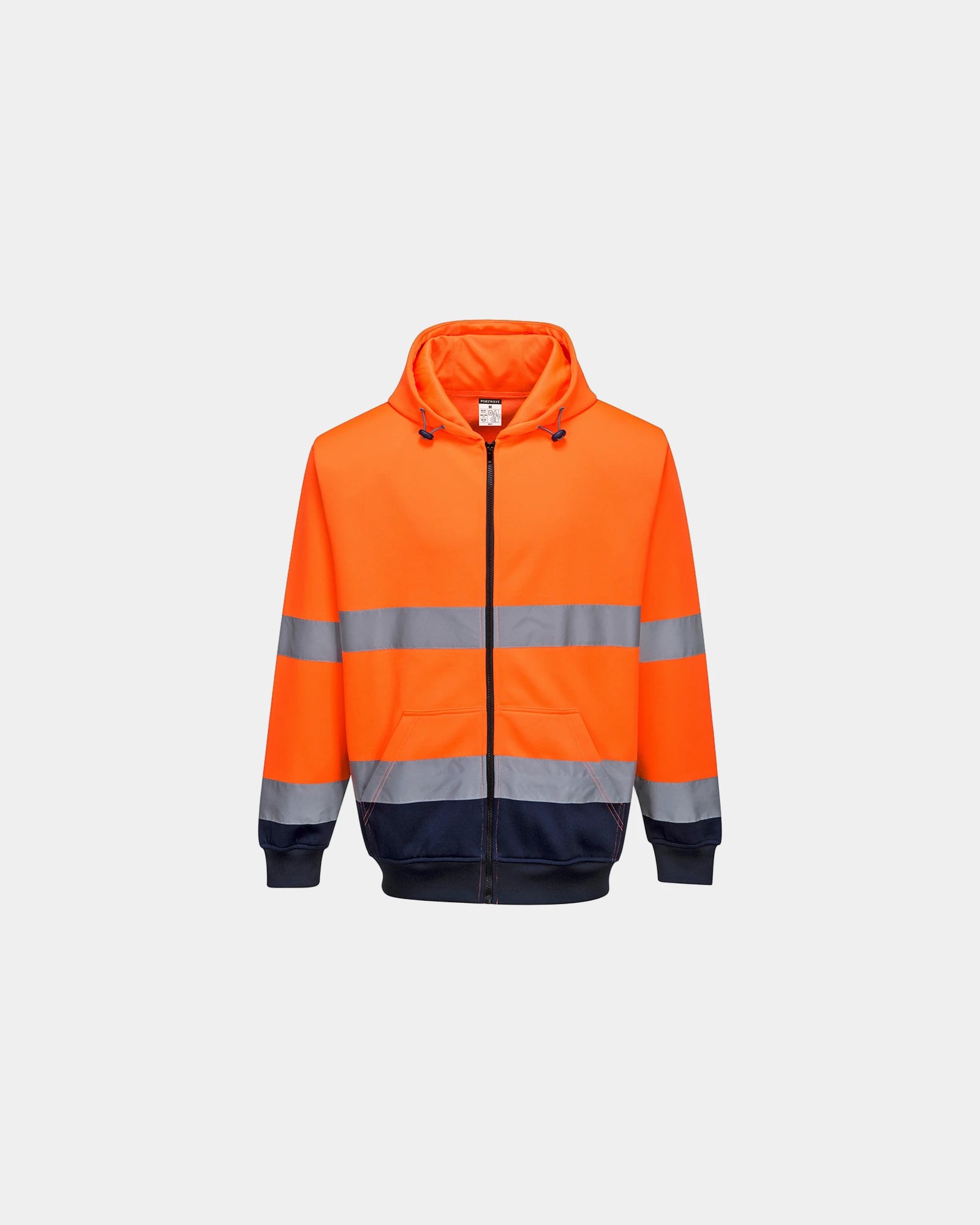 Custom bicolored hoodie sweatshirt - Orange