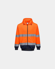 Custom bicolored hoodie sweatshirt - Orange