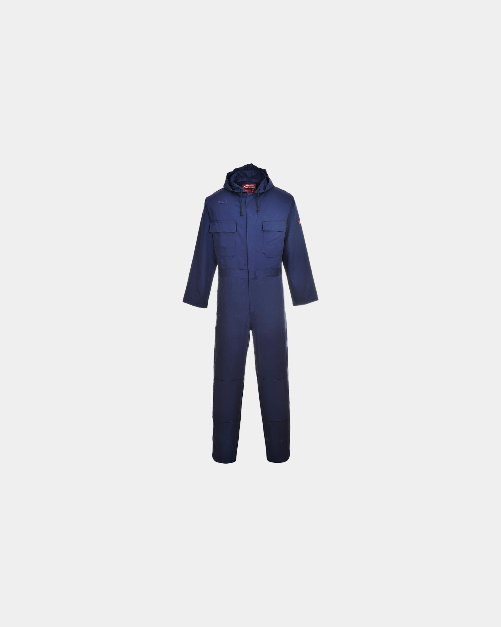 Promotional Iona Bizweld hooded coverall - Navy