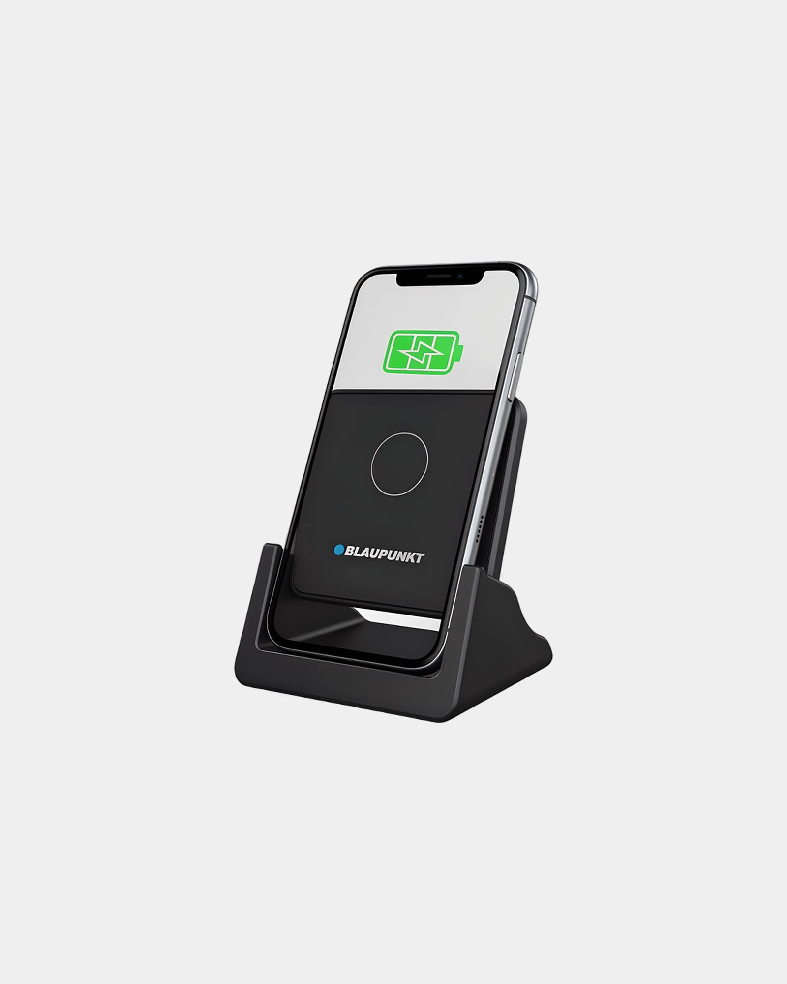 Custom wireless charger Blaupunkt phone holder - Black