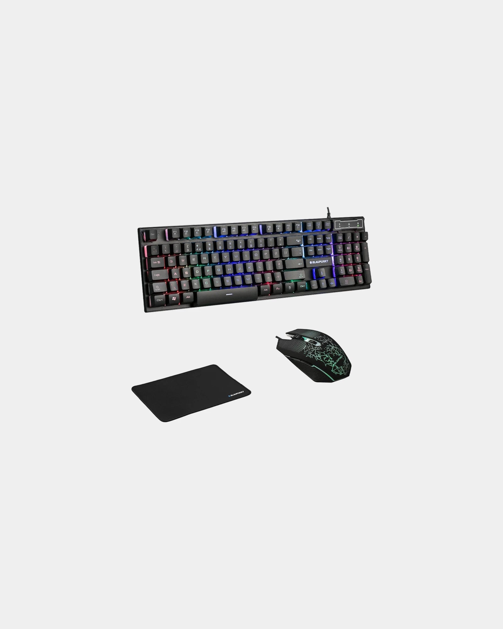 Custom gaming multimedia set Blaupunkt QWERTY pack - Black