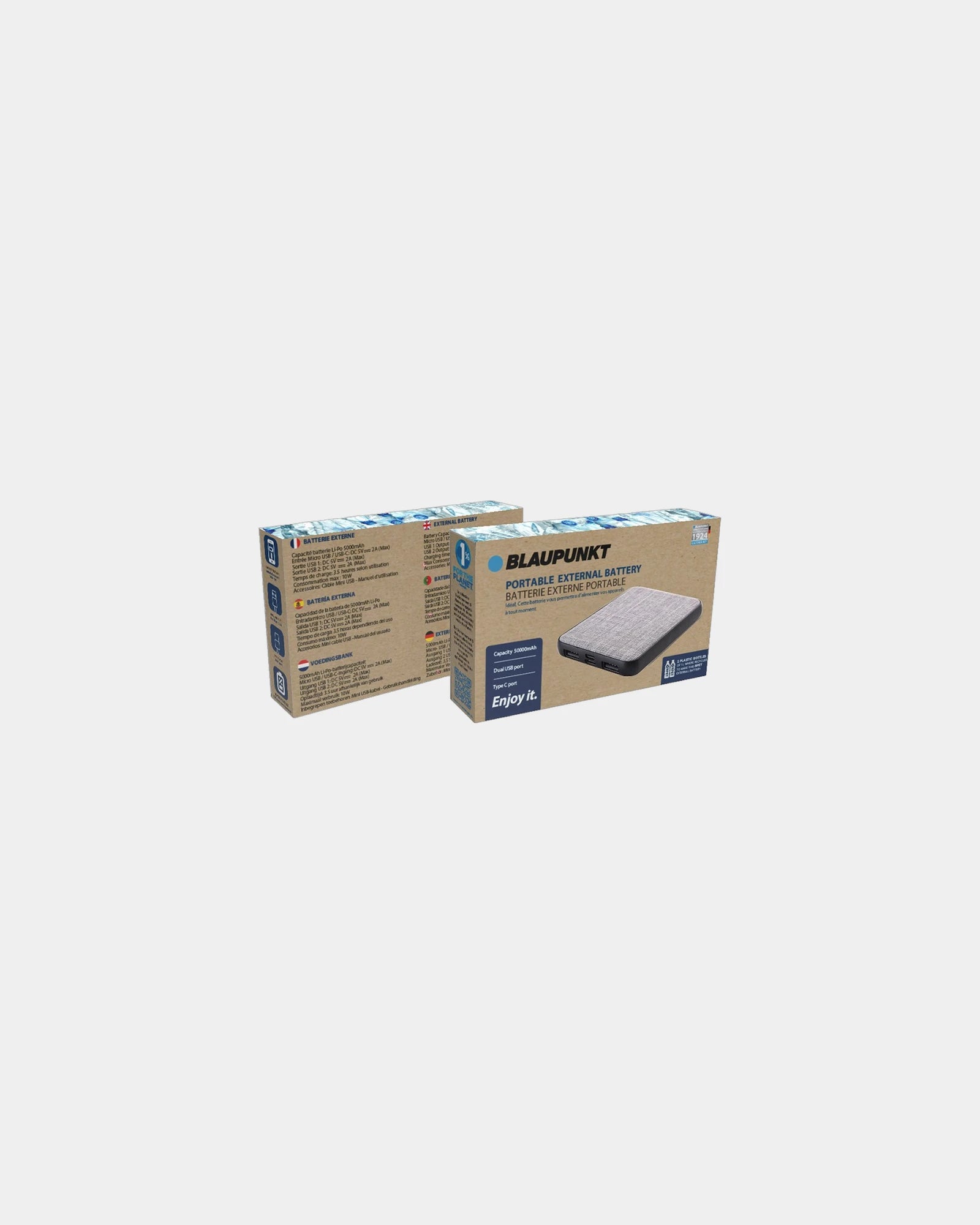 Custom RPET 5000mAh power bank Blaupunkt - 4