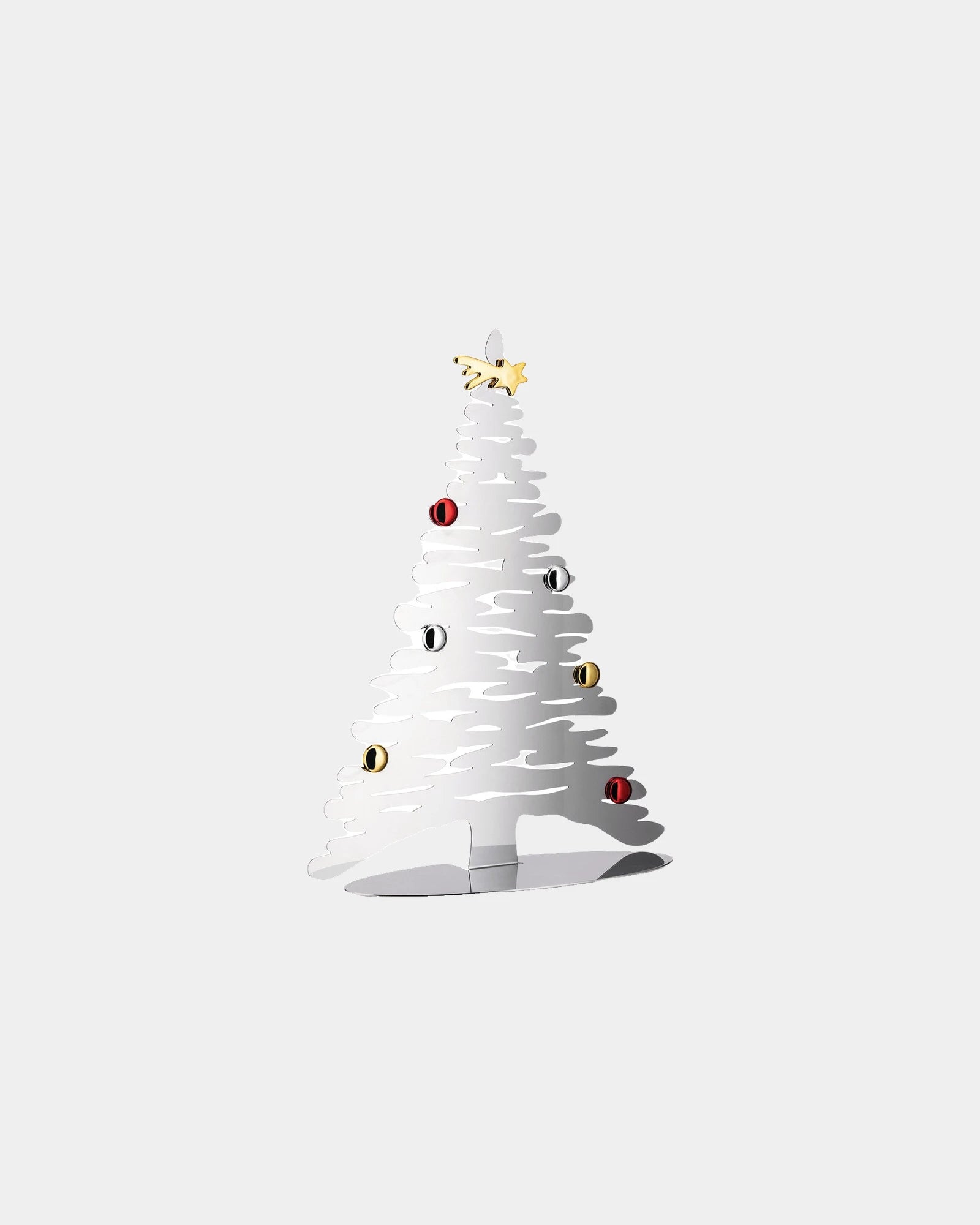 Custom eco-friendly Christmas decoration Alessi Bark - Silver