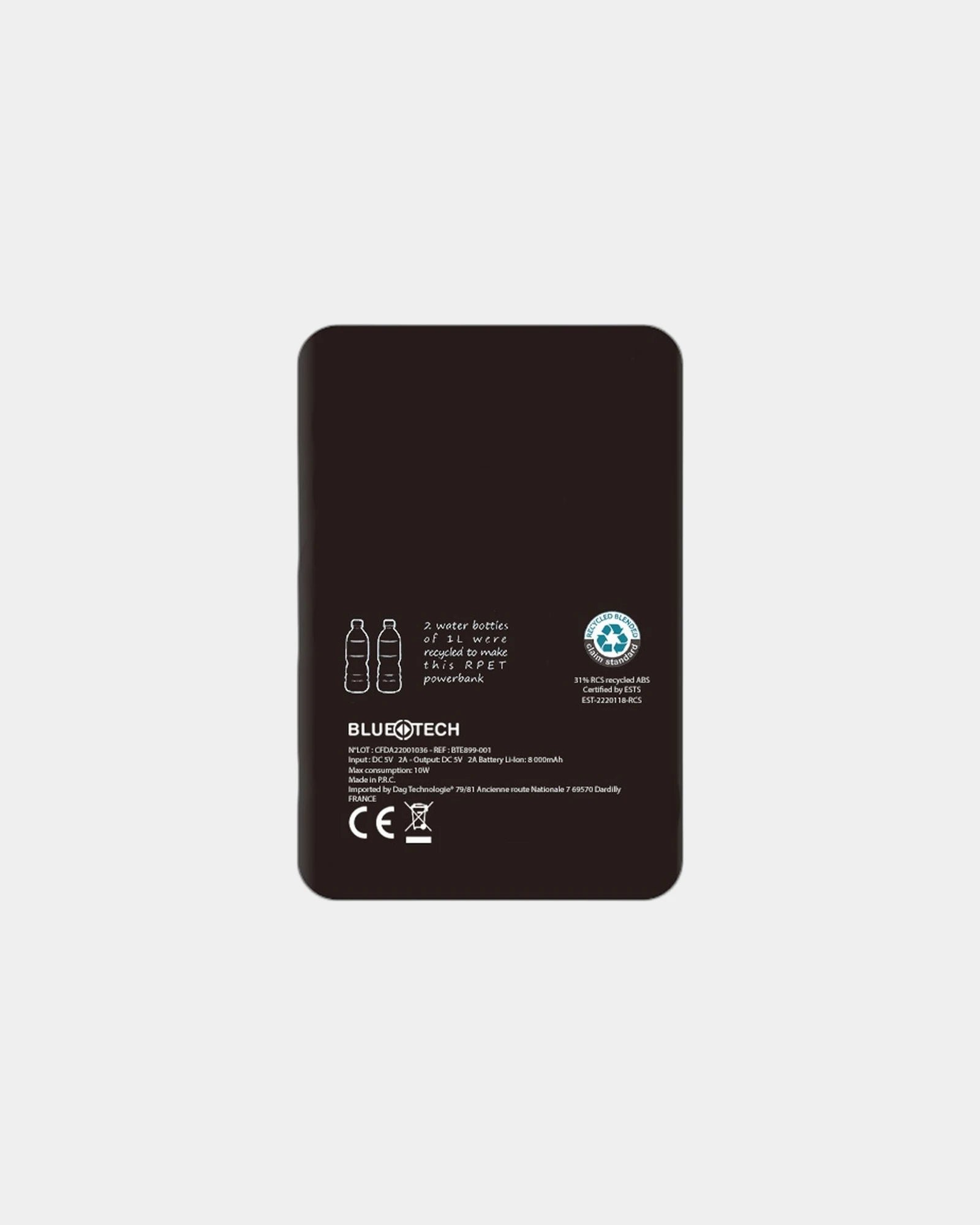 Custom RPET 5000mAh power bank Bluetech - 3