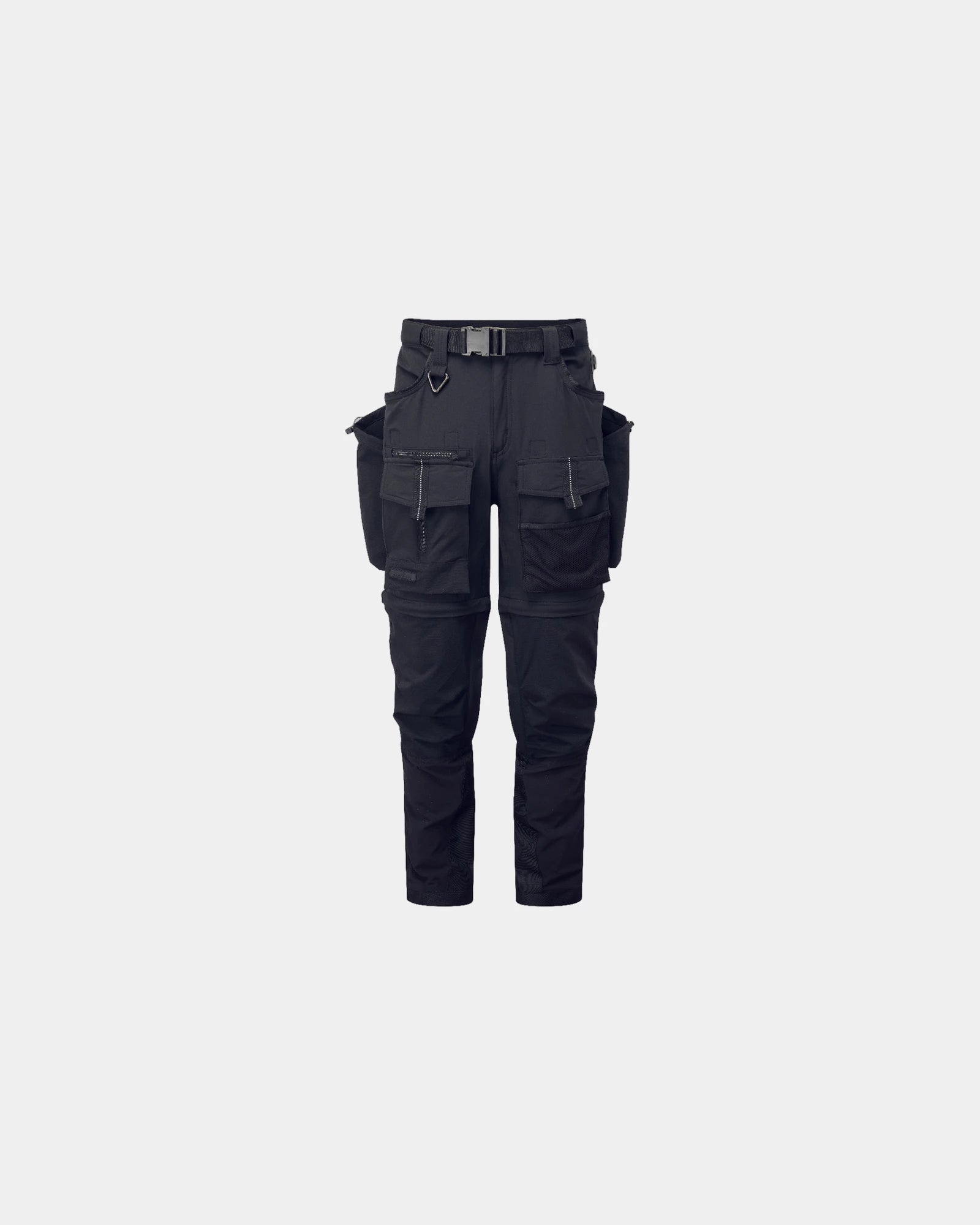 Promotional modular 3-in-1 work pants - Black-Sky Blue