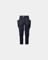 Promotional modular 3-in-1 work pants - Black-Sky Blue