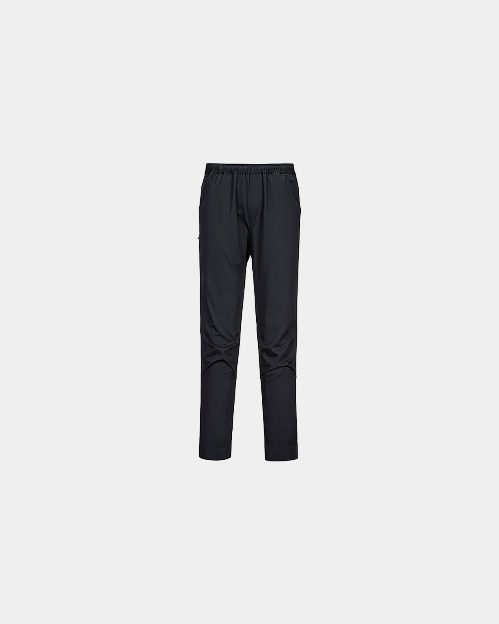Promotional breathable polyester Surrey pants - Black-Sky Blue