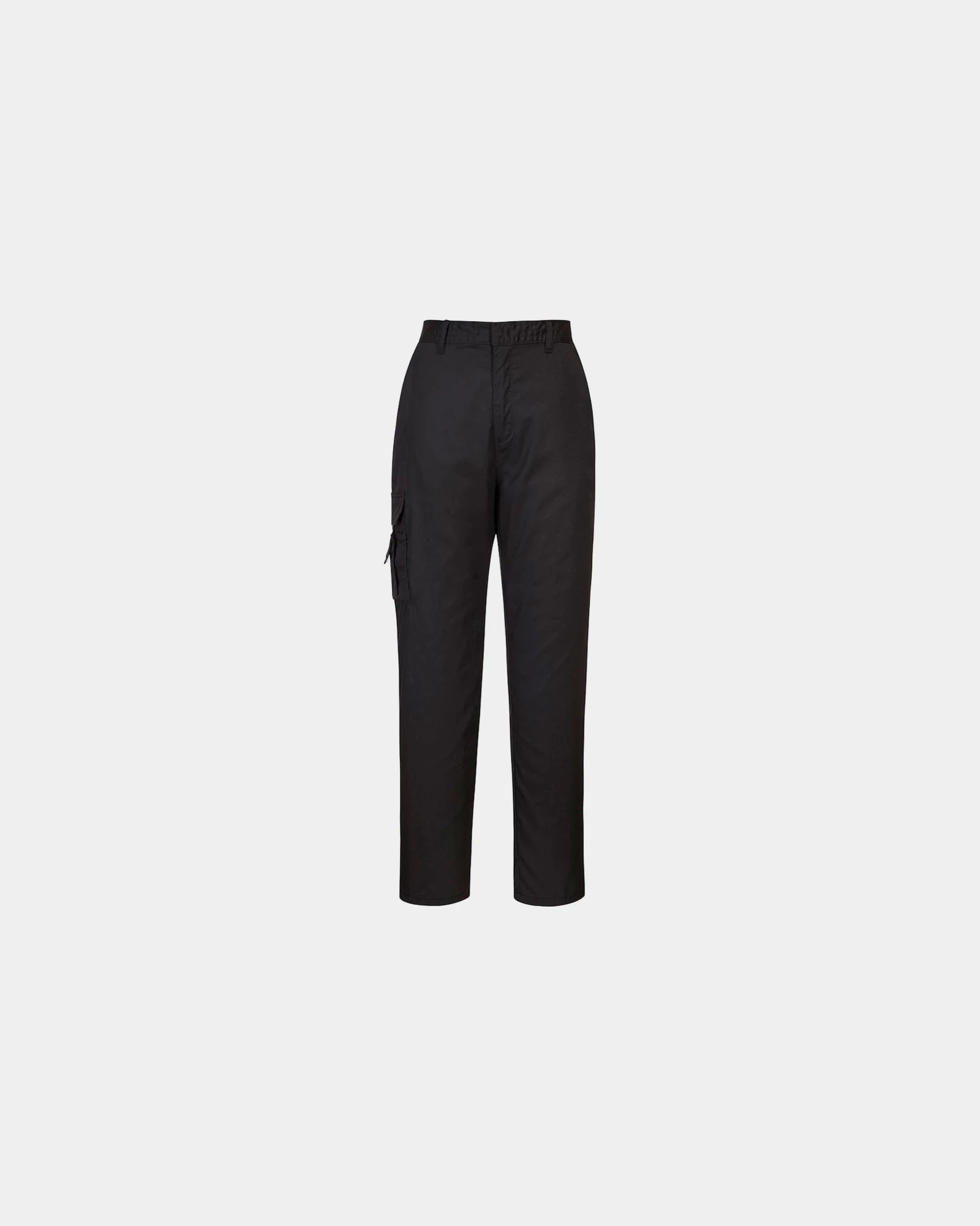 Personalized women's cargo pants Portwest - Black-Sky Blue