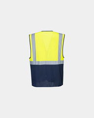 Custom breathable hi-vis vest for safety and comfort - 1