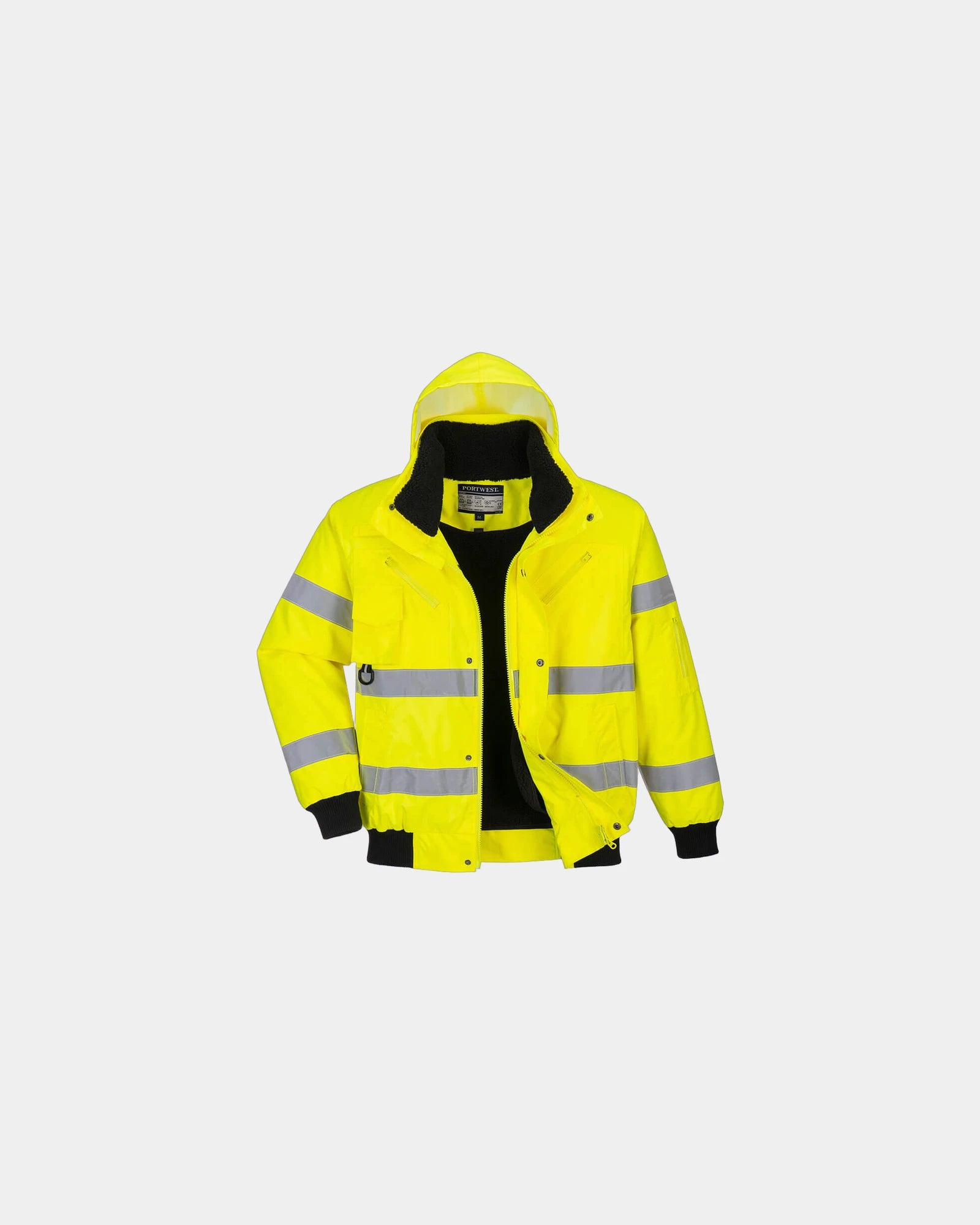 Promotional HiVis 3-in-1 bomber jacket - Yellow