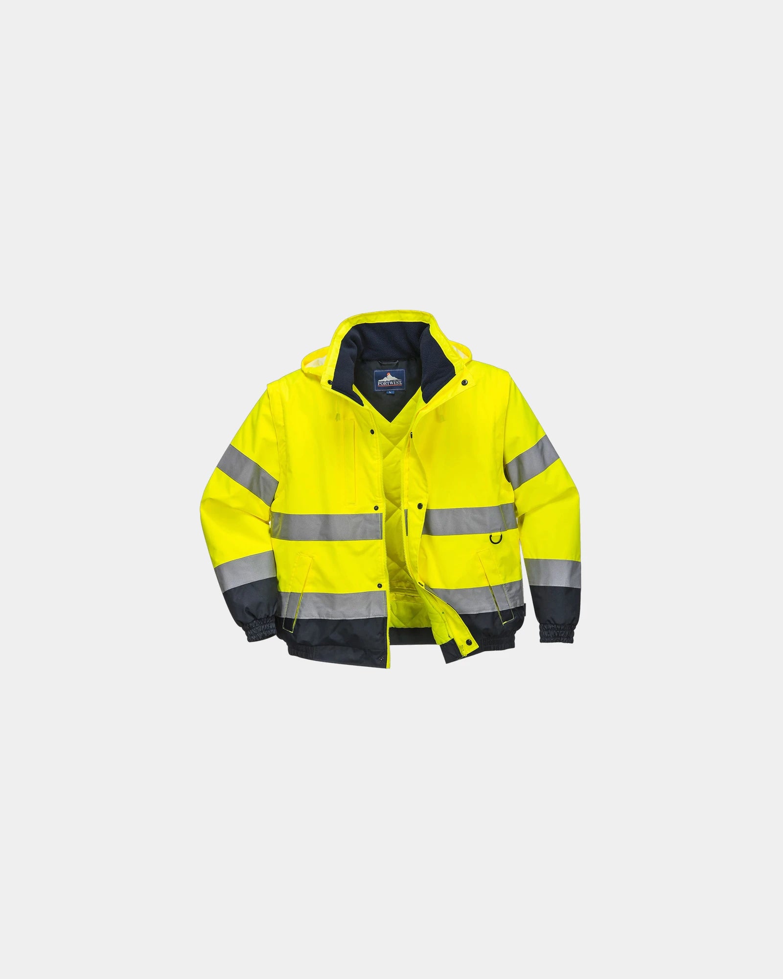Custom HiVis 2-in-1 jacket - Yellow
