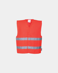 Promotional Hi-Vis vest with reflective band - Dark Blue