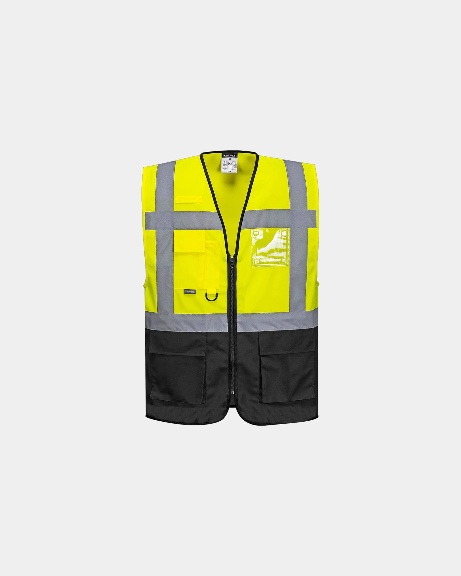 Promotional Executive vest Warsaw - Yellow-Black