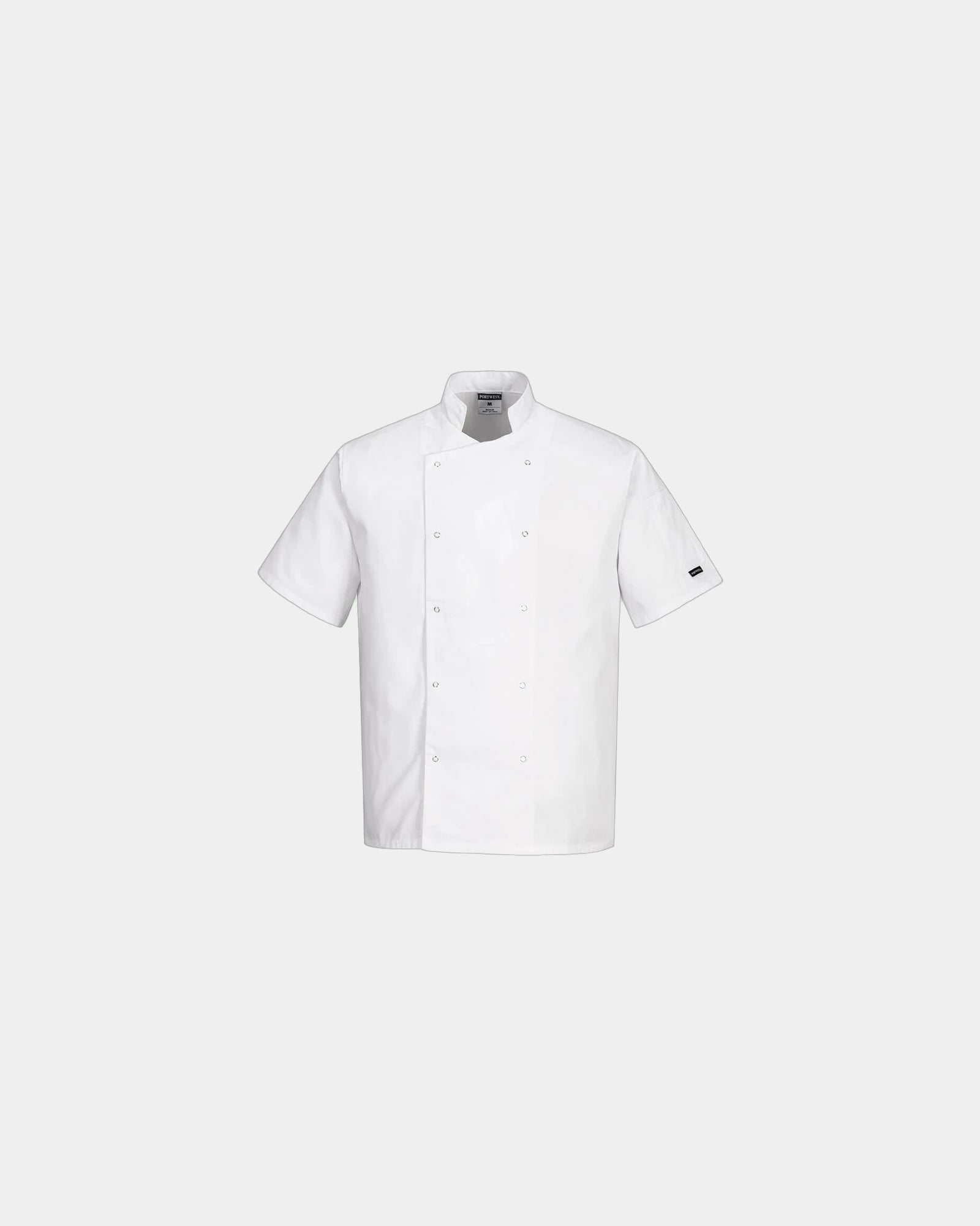 Promotional lightweight kitchen jacket for teams - White